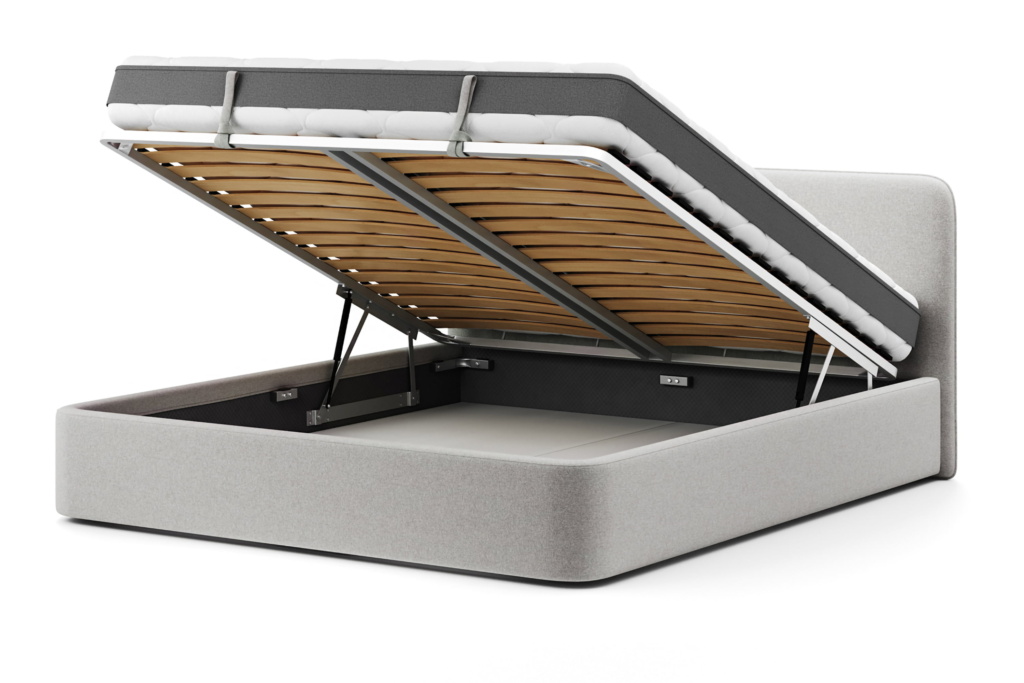 Кровать Барри 180 x 200 в рогожке Jazz с подъемным механизмом . Фото 3