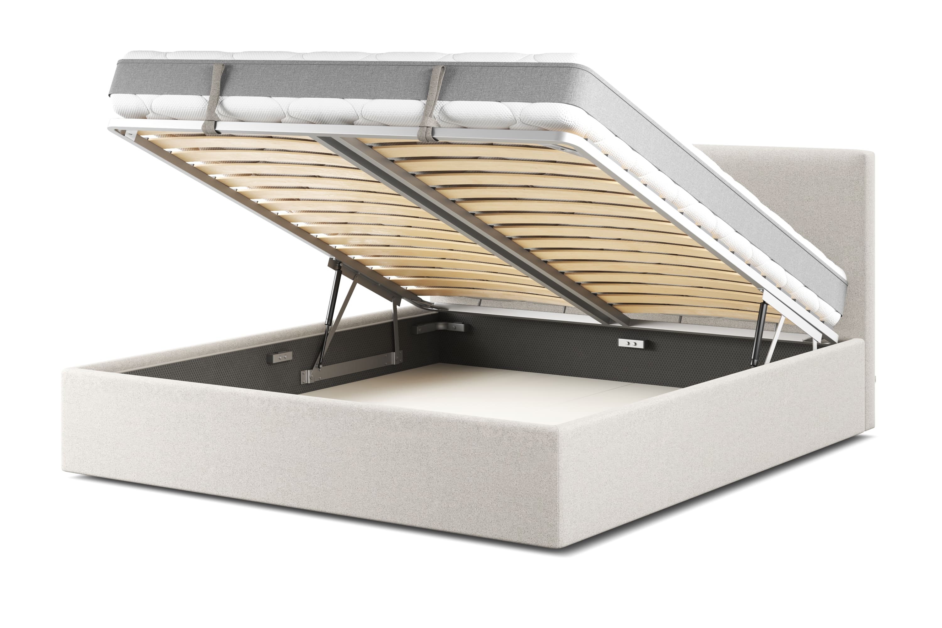 Кровать Кент 180 x 200 в букле Clarins с подъемным механизмом . Фото 3