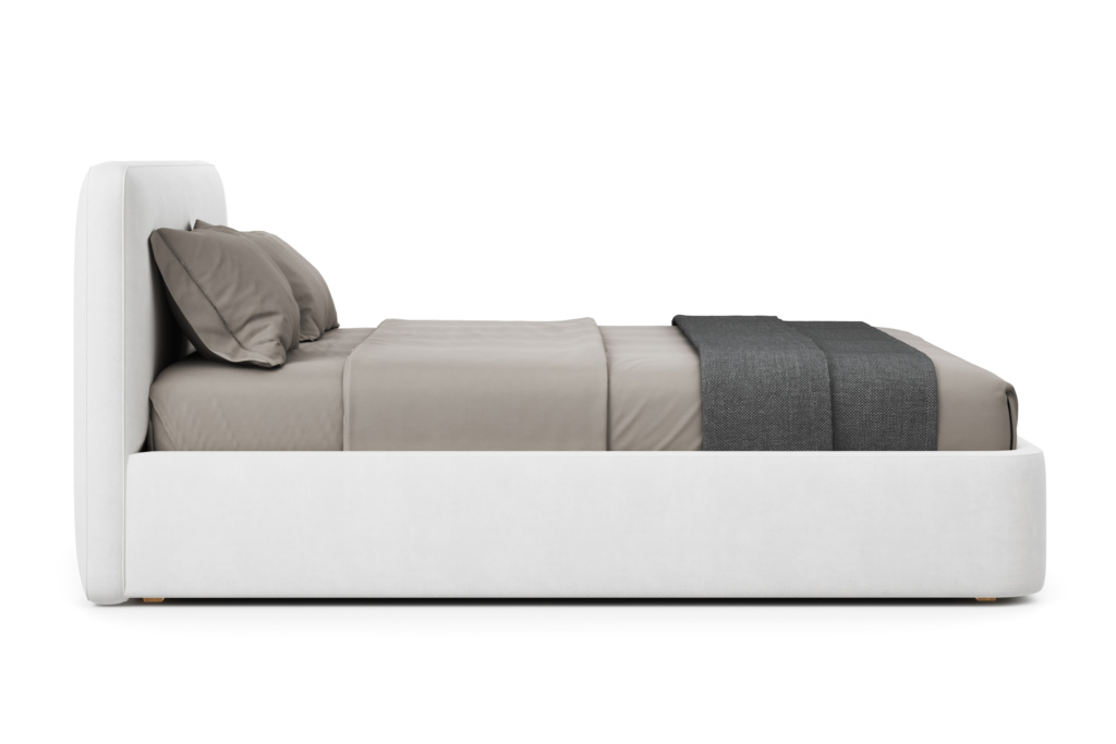 Кровать Бадди 160 x 200 в велюре Teddy с подъемным механизмом . Фото 4