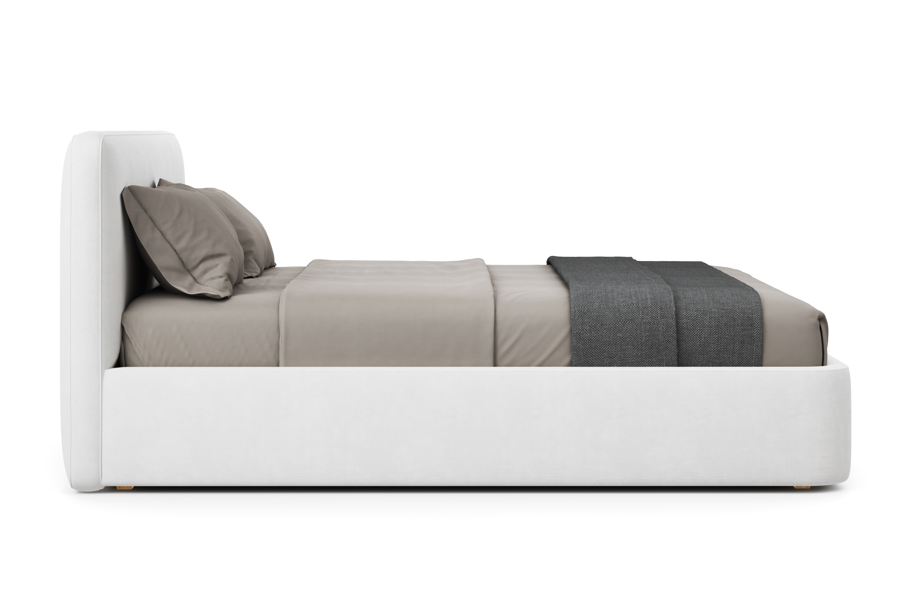 Кровать Бадди 160 x 200 в велюре Teddy с подъемным механизмом . Фото 4