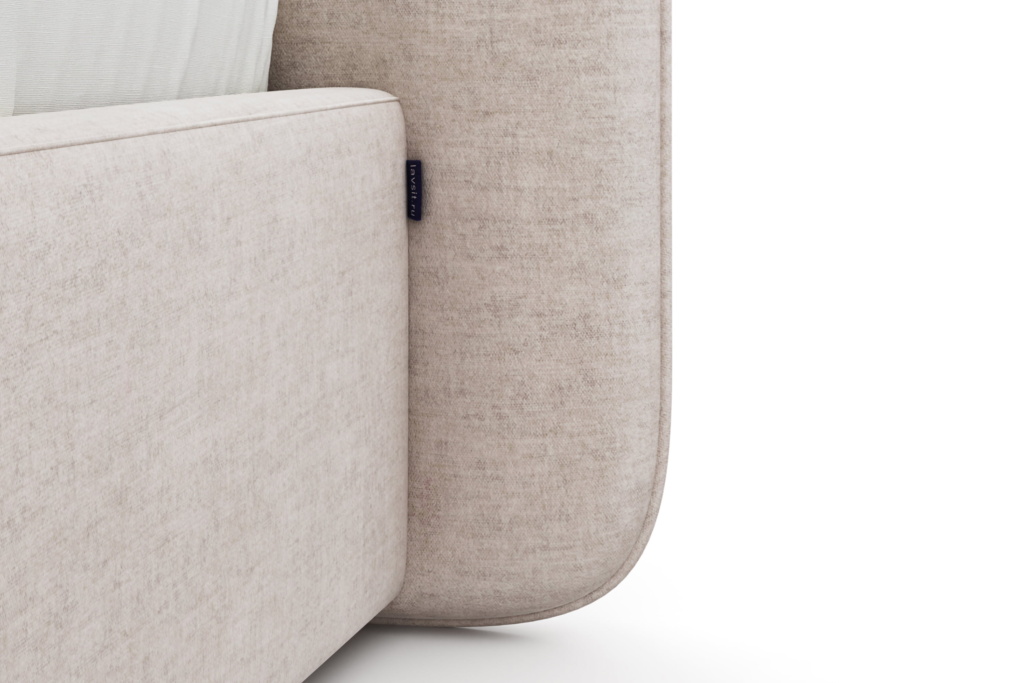 Кровать Барри 160 x 200 в велюре Missoni с подъемным механизмом . Фото 5