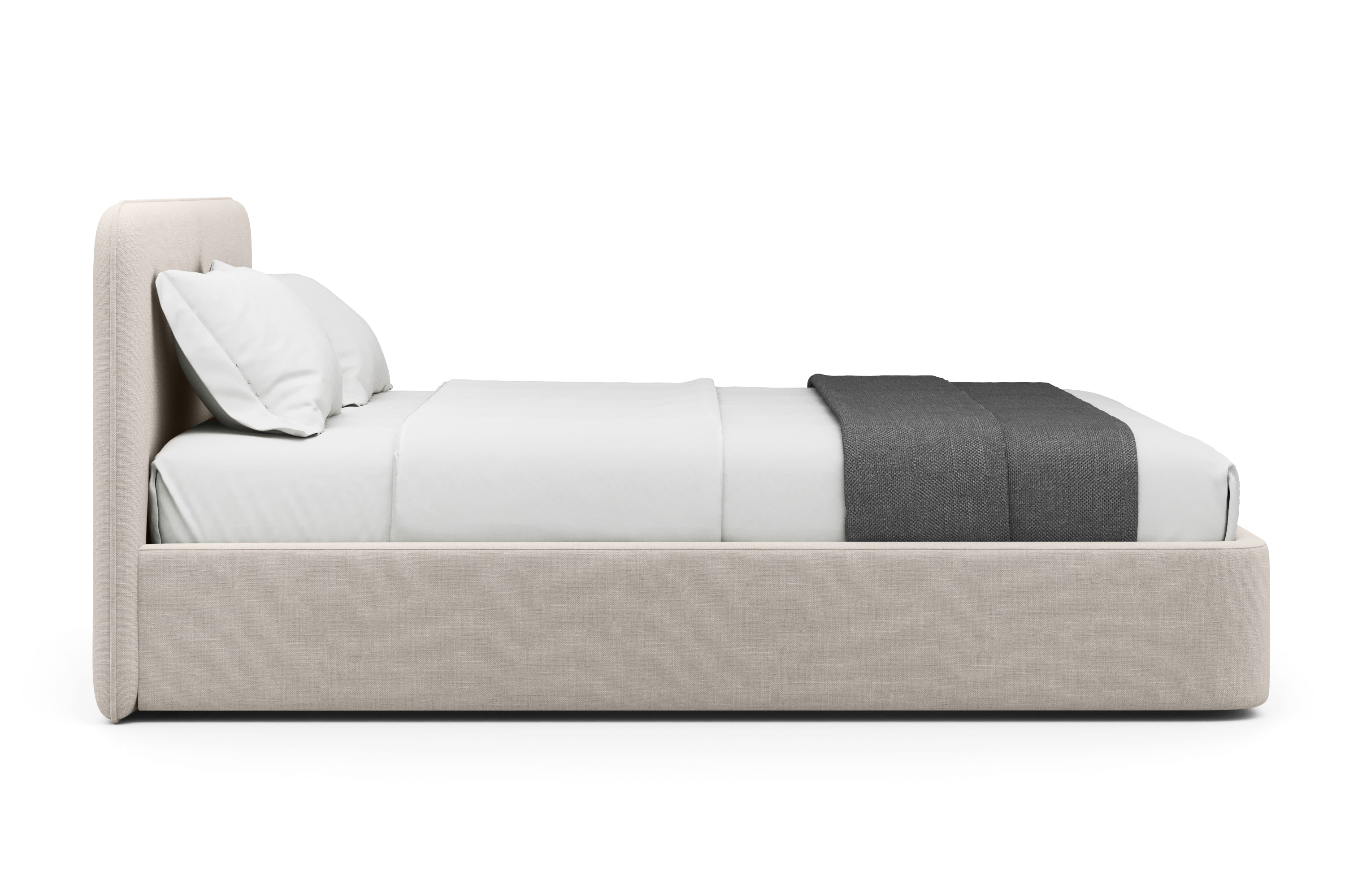 Кровать Барри 180 x 200 в шенилле Adriana с подъемным механизмом . Фото 4