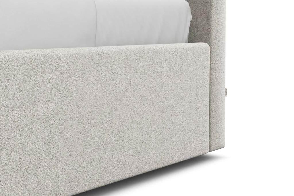Кровать Кент 180 x 200 в букле Clarins с подъемным механизмом . Фото 5
