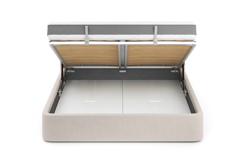 Кровать Барри 180 x 200 в шенилле Adriana с подъемным механизмом . Фото 6