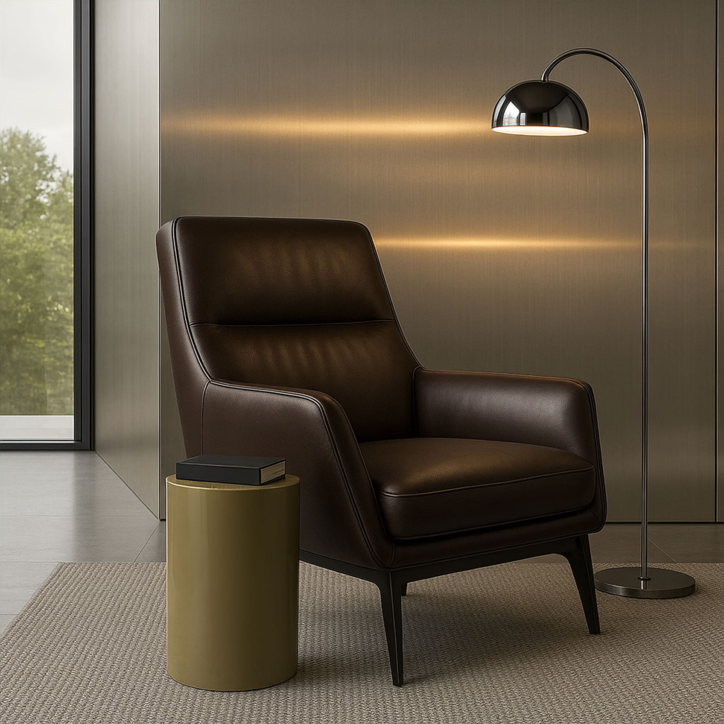 Цилиндрический столик Кай в интерьере. Фото 2