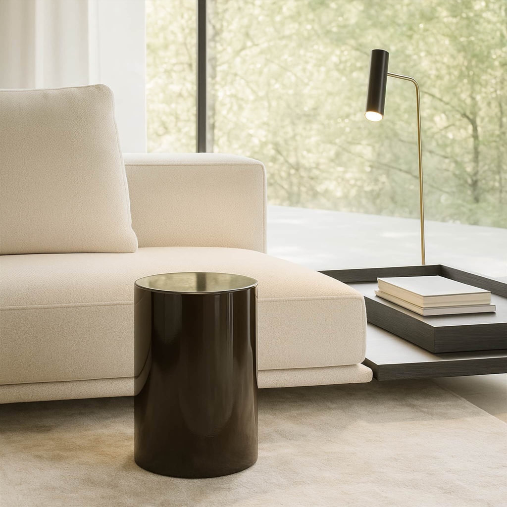 Цилиндрический столик Кай в интерьере. Фото 1