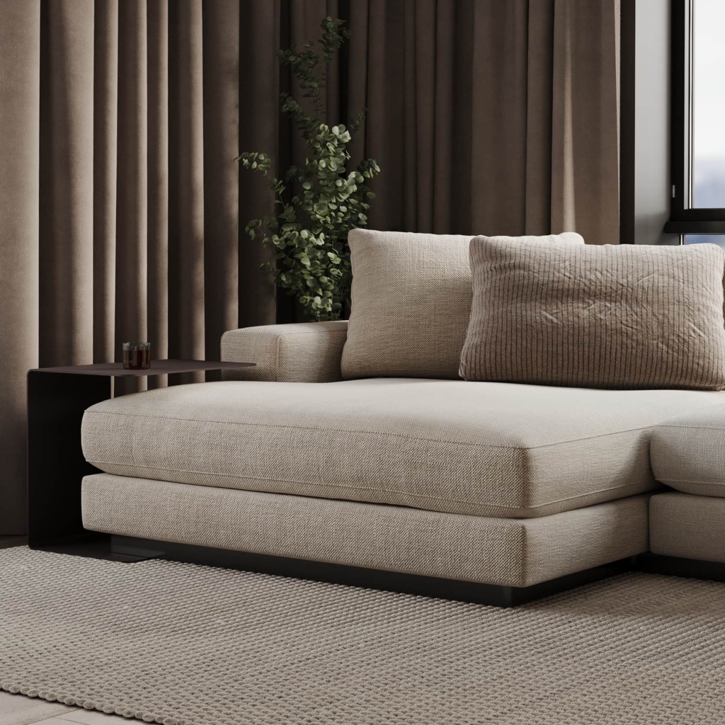 Диван Адам в интерьере в обивке: Fancy Fabric Adriana 03. Фото 7