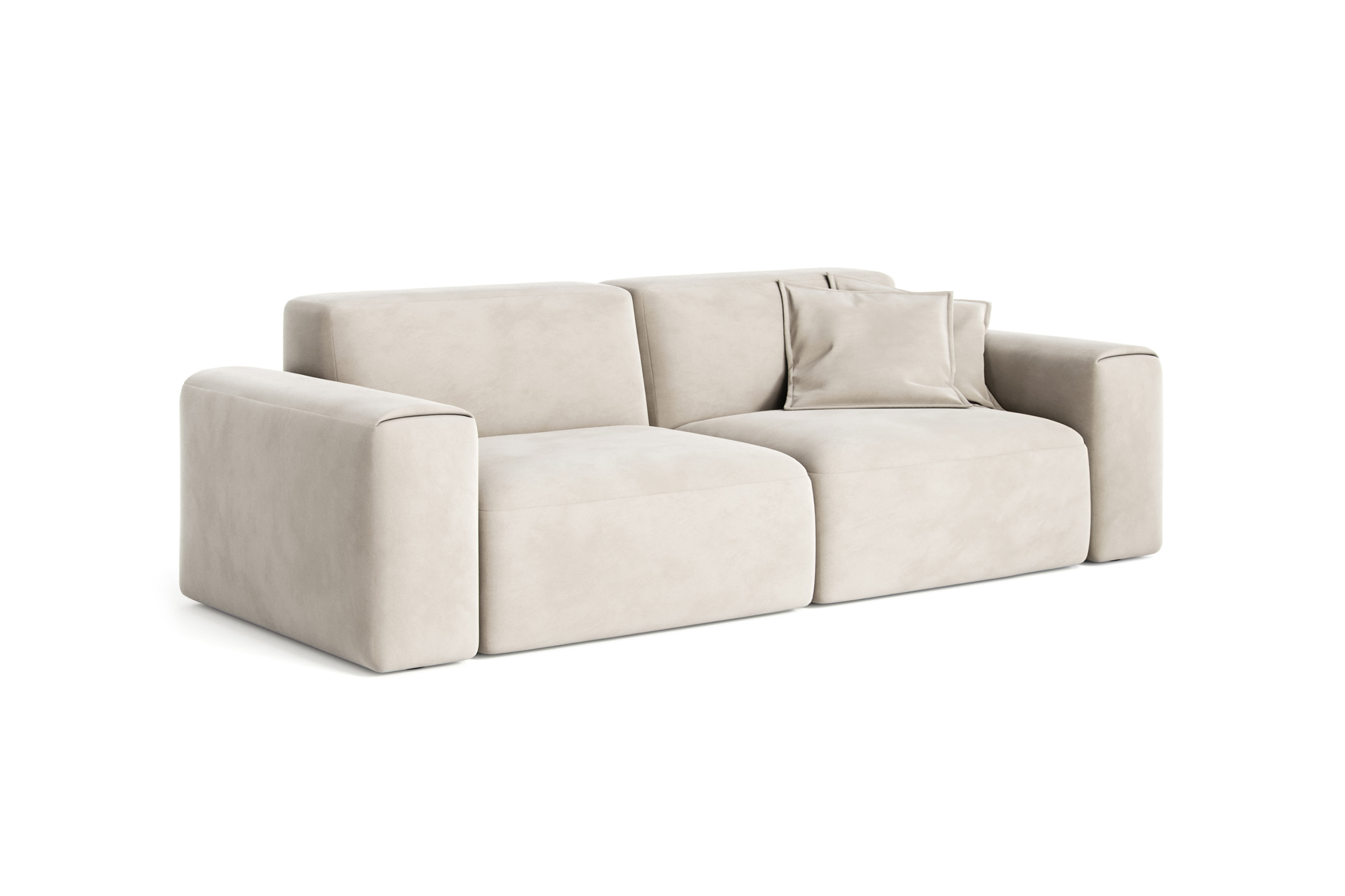 Прямой Диван Джэк раскладной двухместный  размер 240x100 см. Фото 2