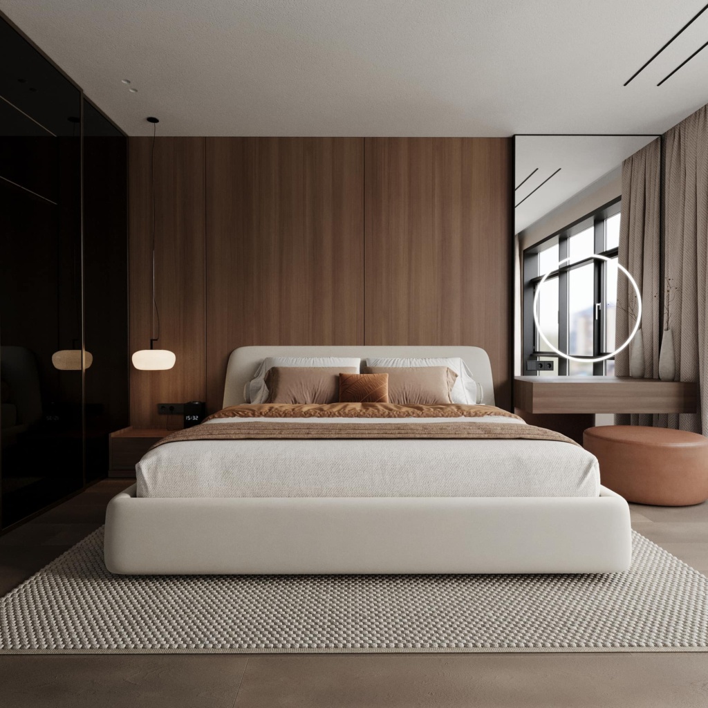 Кровать Найт с подъемным механизмом в интерьере. Фото 2