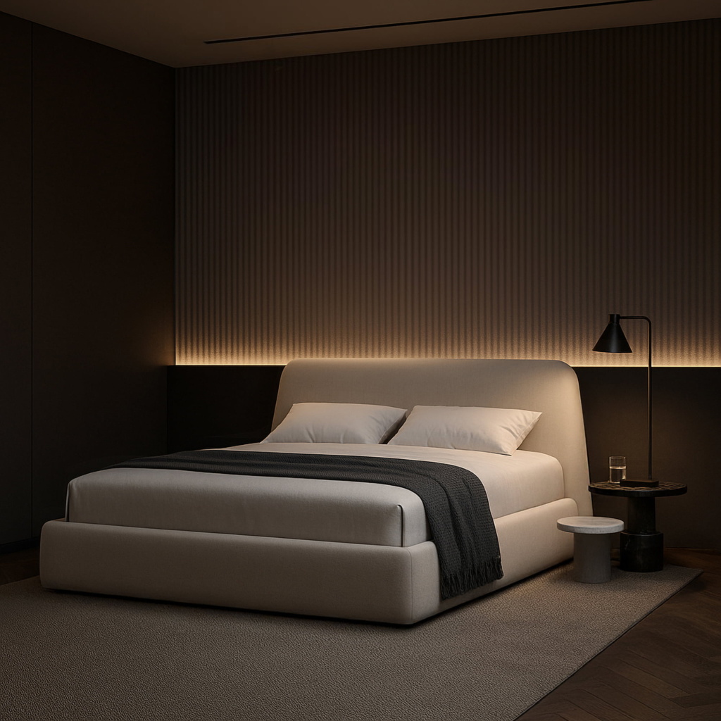 Кровать Найт с подъемным механизмом в интерьере. Фото 4