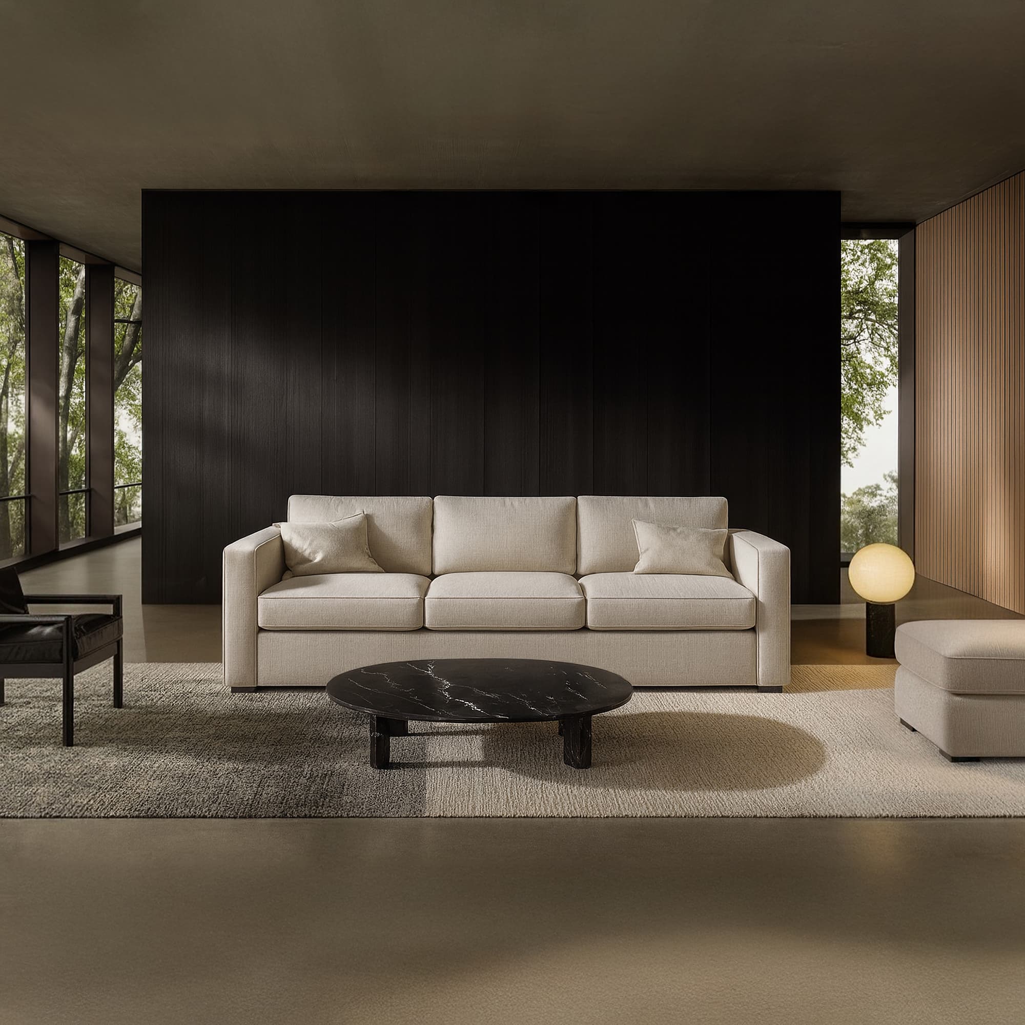 Диван Стив раскладной в интерьере в обивке: Fancy Fabric Adriana 02. Фото 7