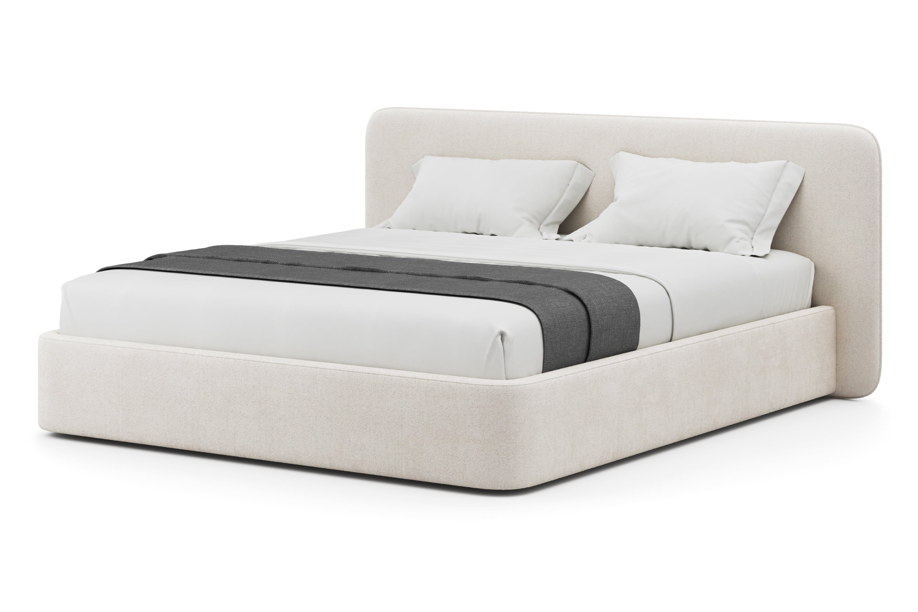 Кровать Барри 180 x 200 в букле Clarins с подъемным механизмом . Фото 2