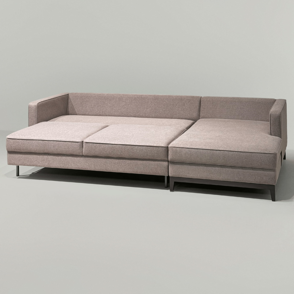 Диван Стив на ножках раскладной в интерьере в обивке: Artex Austin 03. Фото 18