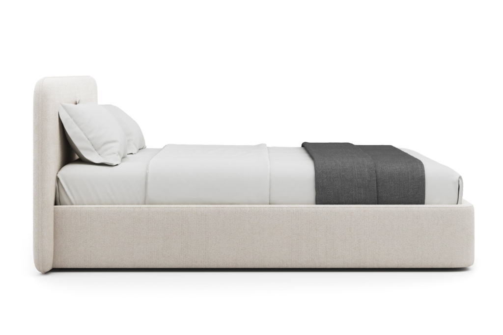 Кровать Барри 180 x 200 в букле Clarins с подъемным механизмом . Фото 4