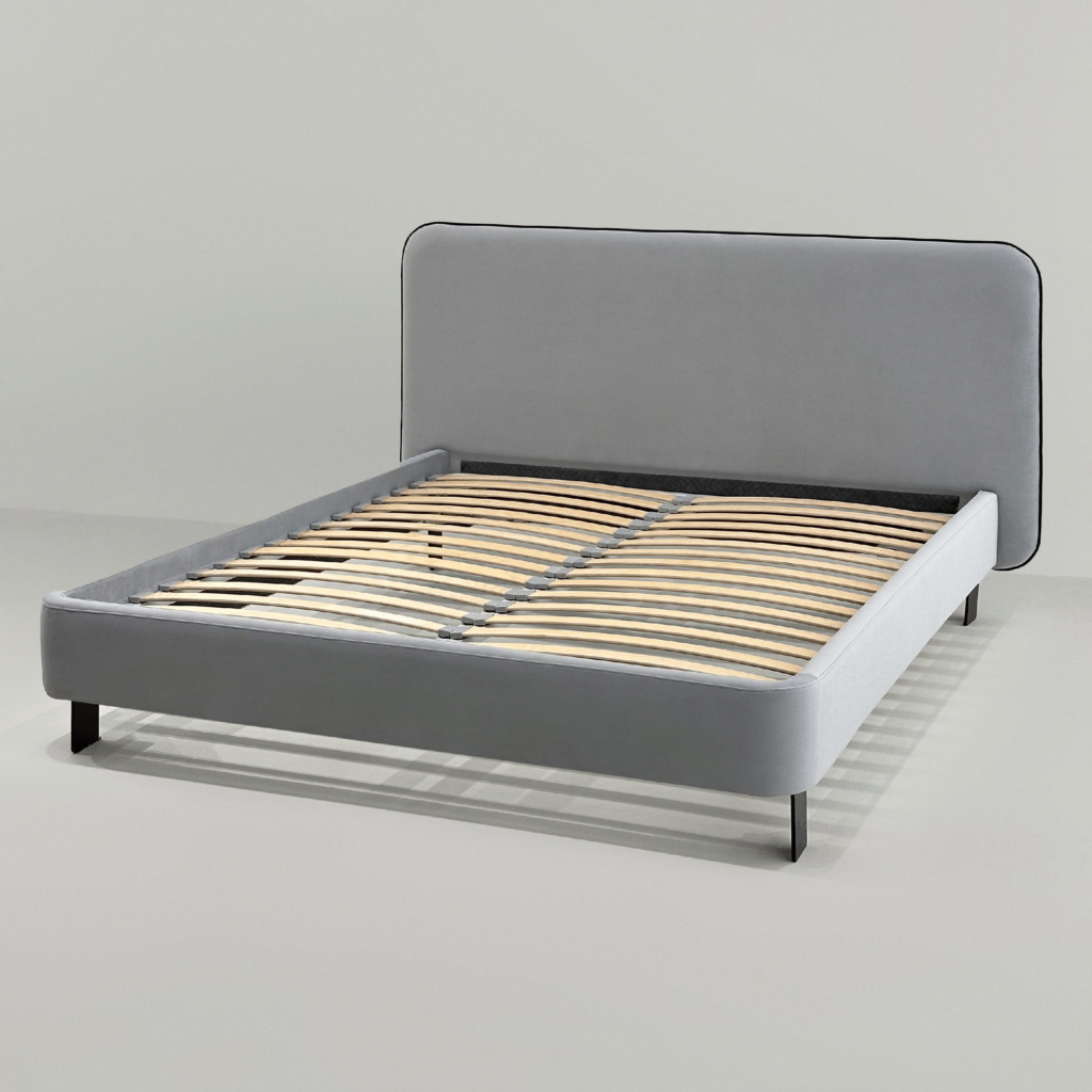 Кровать Барри на ножках в интерьере в обивке: ArtVision Lazio 05. Фото 11