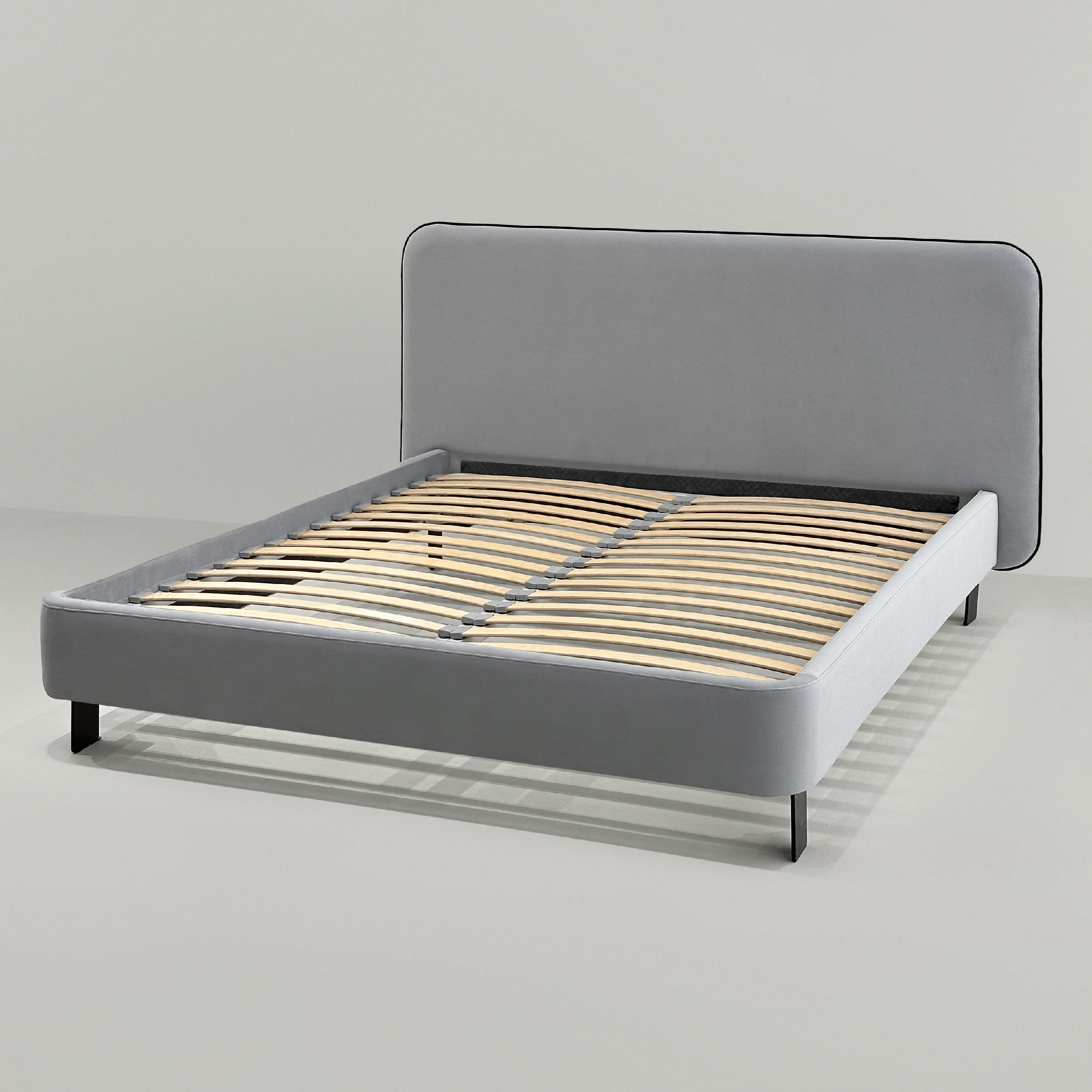 Кровать Барри на ножках в интерьере в обивке: ArtVision Lazio 05. Фото 11