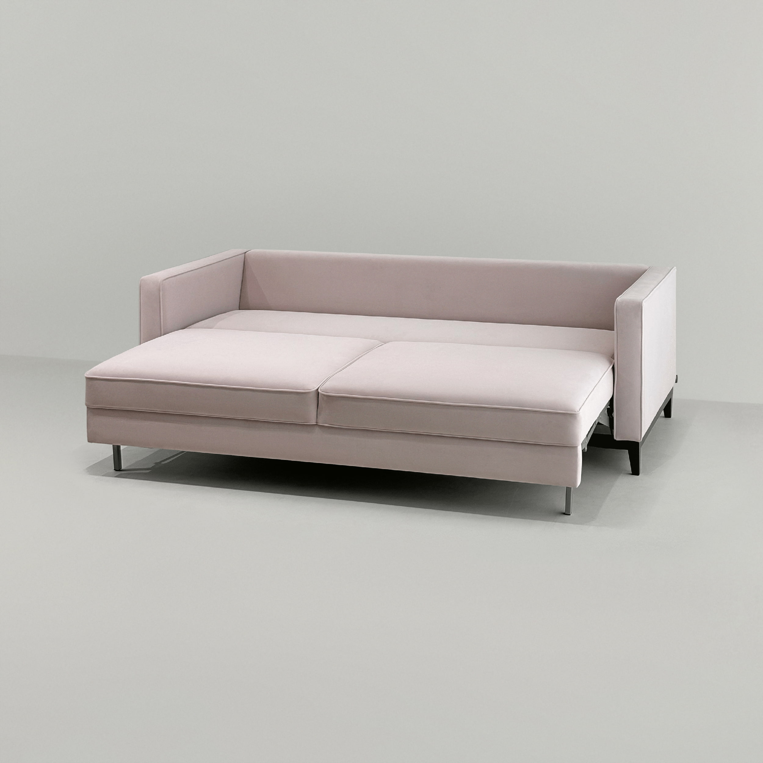 Диван Стив на ножках раскладной в интерьере в обивке: Domiart Zenit 128. Фото 16