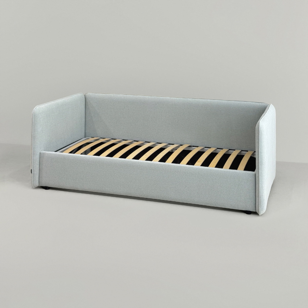 Детская кровать Берт в интерьере в обивке: Союз-м Clarins 690. Фото 10