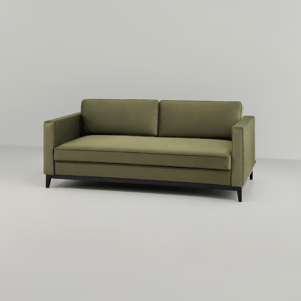 Диван Стив на ножках раскладной в интерьере в обивке: Artex Triumph 35. Фото 7