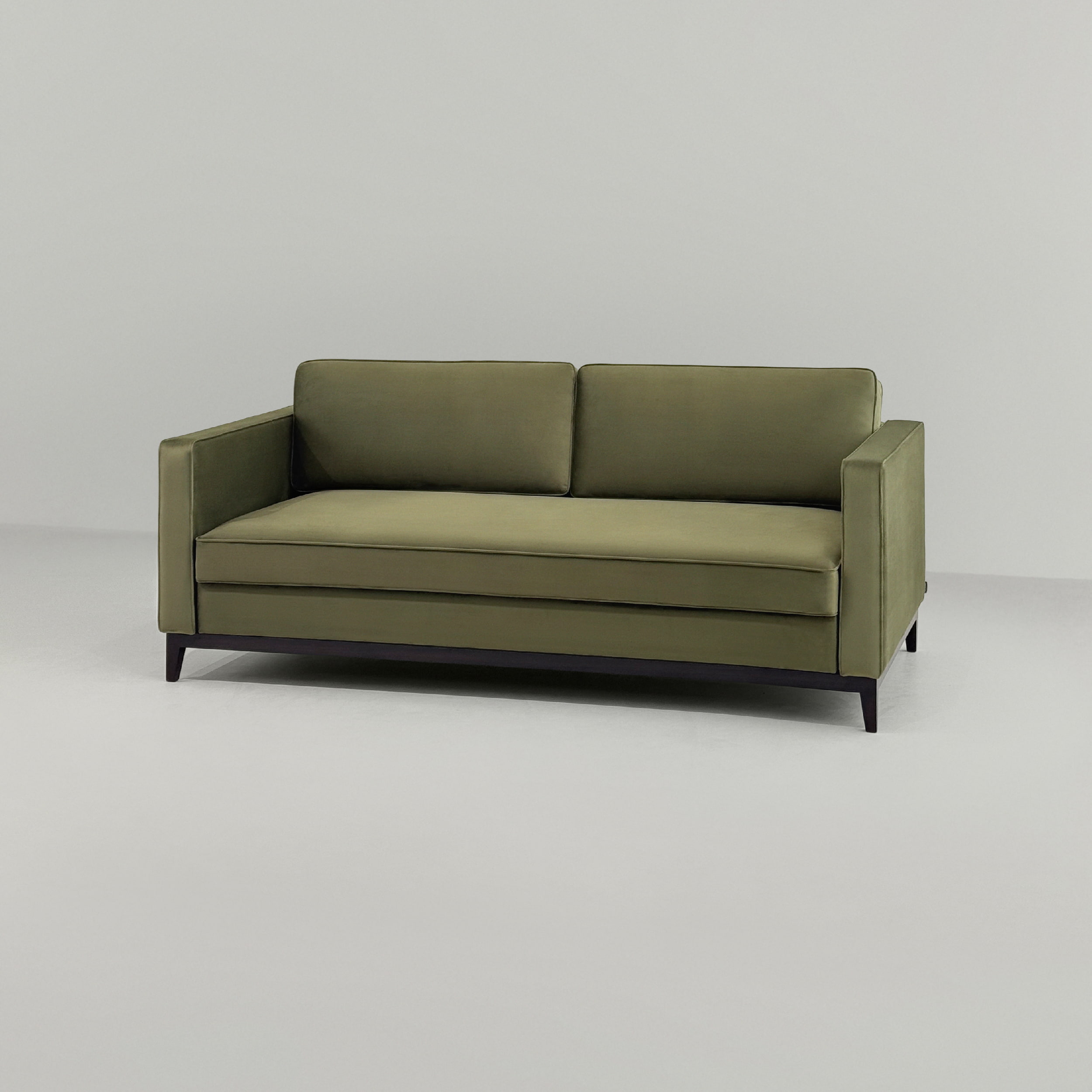 Диван Стив на ножках раскладной в интерьере в обивке: Artex Triumph 35. Фото 7