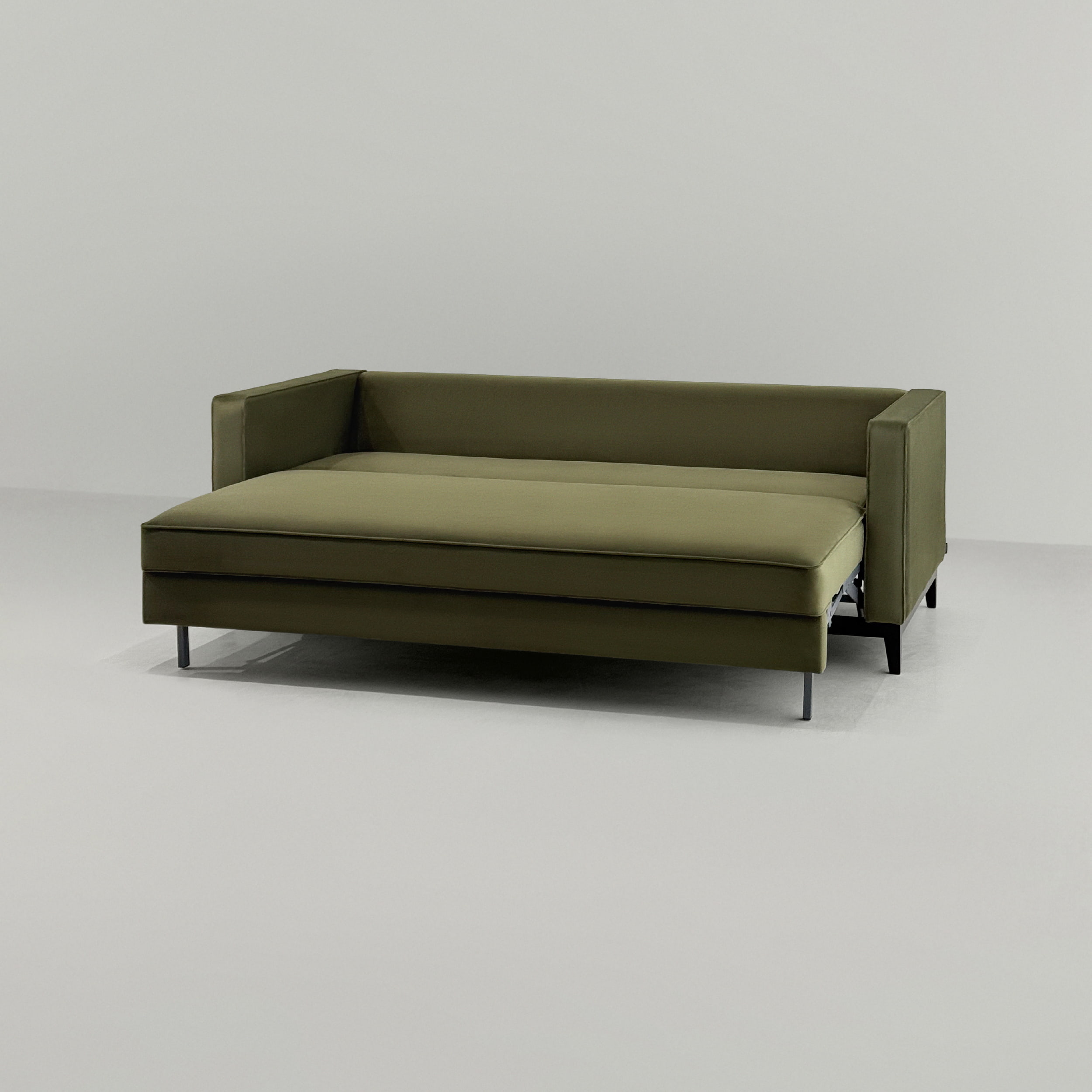 Диван Стив на ножках раскладной в интерьере в обивке: Artex Triumph 35. Фото 8