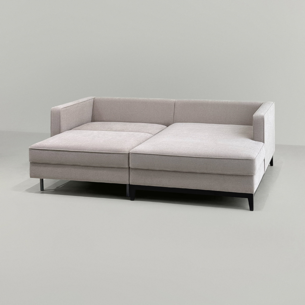 Диван Стив на ножках раскладной в интерьере в обивке: Союз-м Clarins 131 / Союз-м Clarins 230. Фото 10