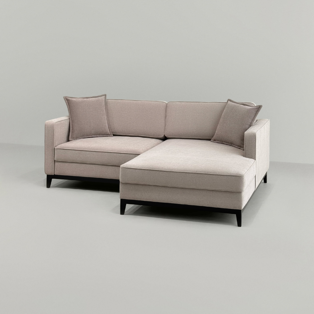 Диван Стив на ножках раскладной в интерьере в обивке: Союз-м Clarins 131 / Союз-м Clarins 230. Фото 9