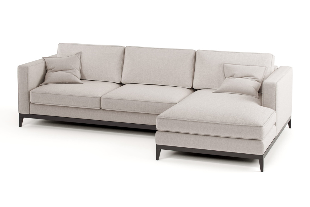 Прямой Диван Стив на ножках раскладной двухместный. Фото 4