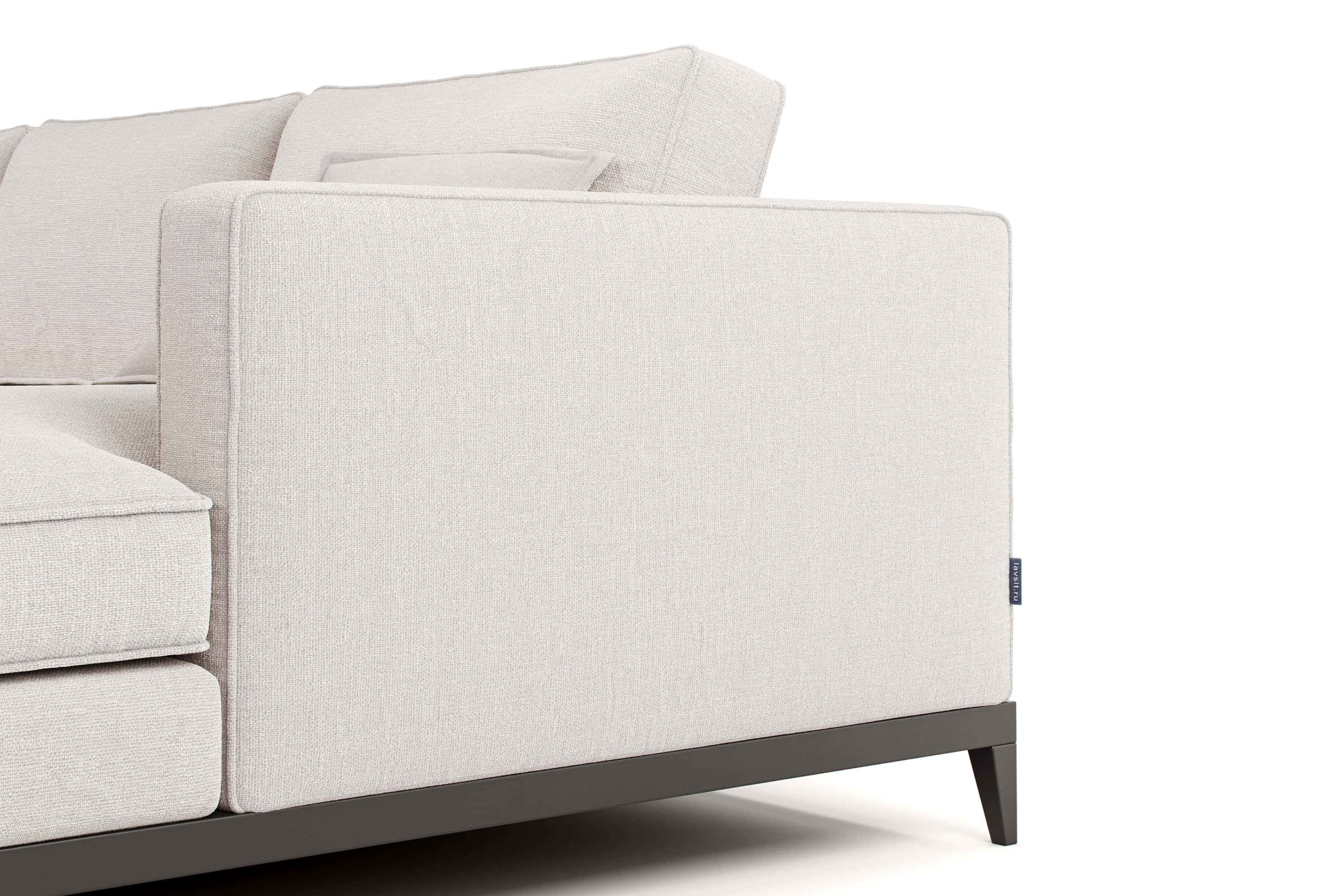 Прямой Диван Стив на ножках раскладной двухместный. Фото 3