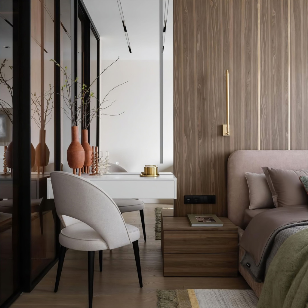 Стул Купер в интерьере в обивке: Paradise 01, дизайн от: Евгения Кудряшова. Фото 1