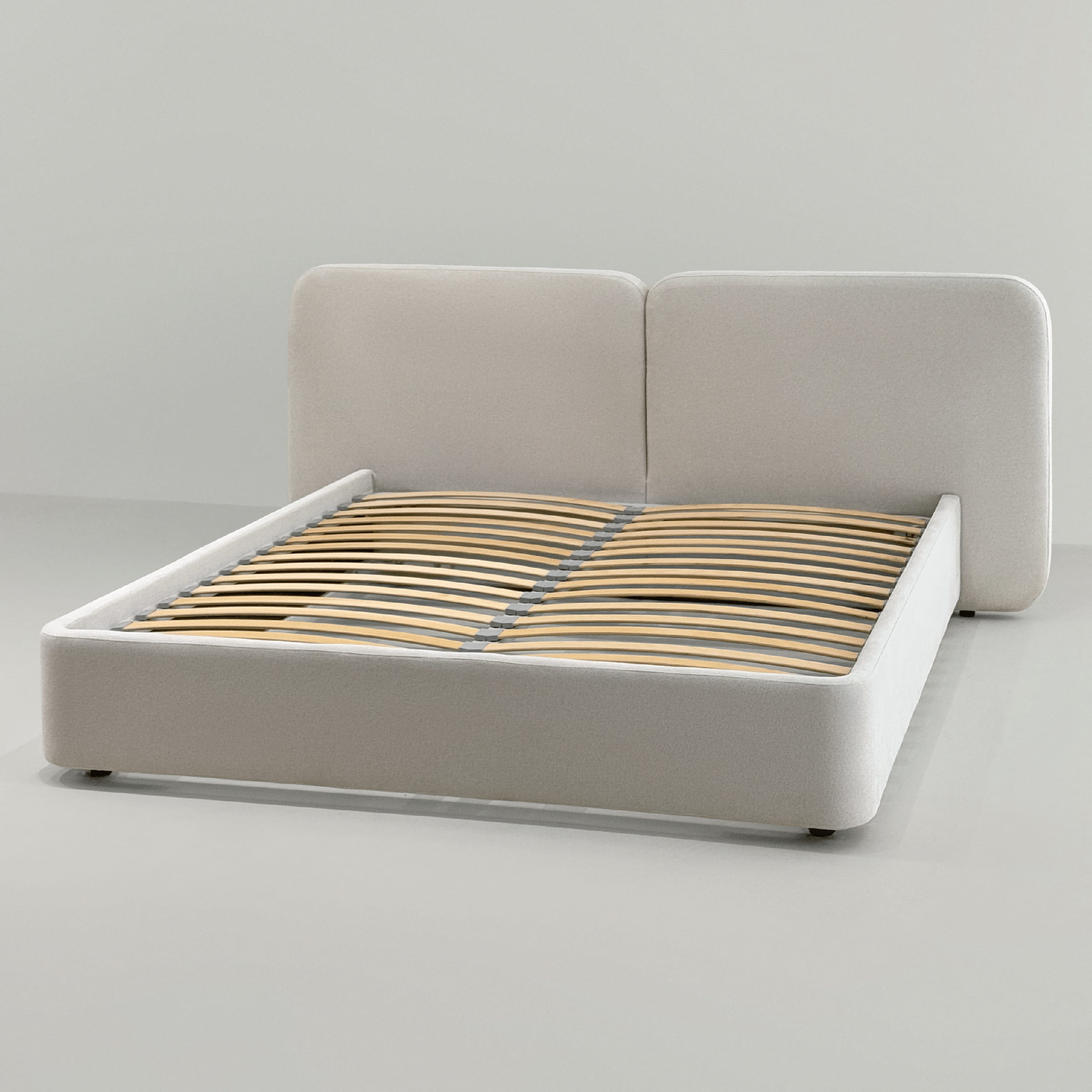 Кровать Тадао с подъемным механизмом в интерьере в обивке: Domiart Piano 1. Фото 13