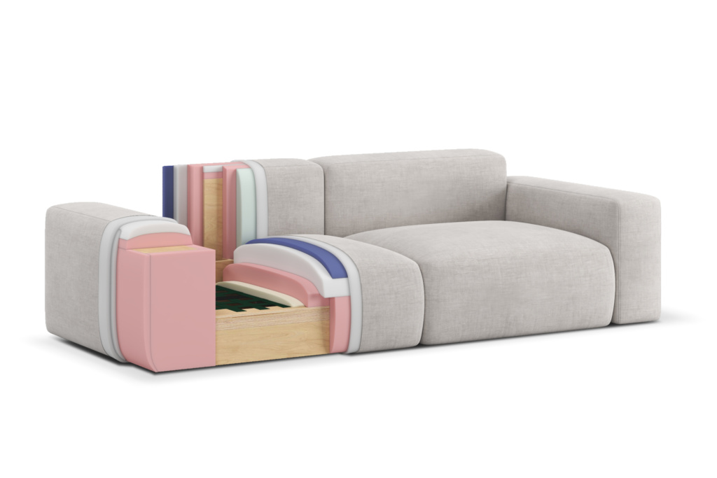 Раскладной Диван Кермит раскладной трехместный. Фото 12