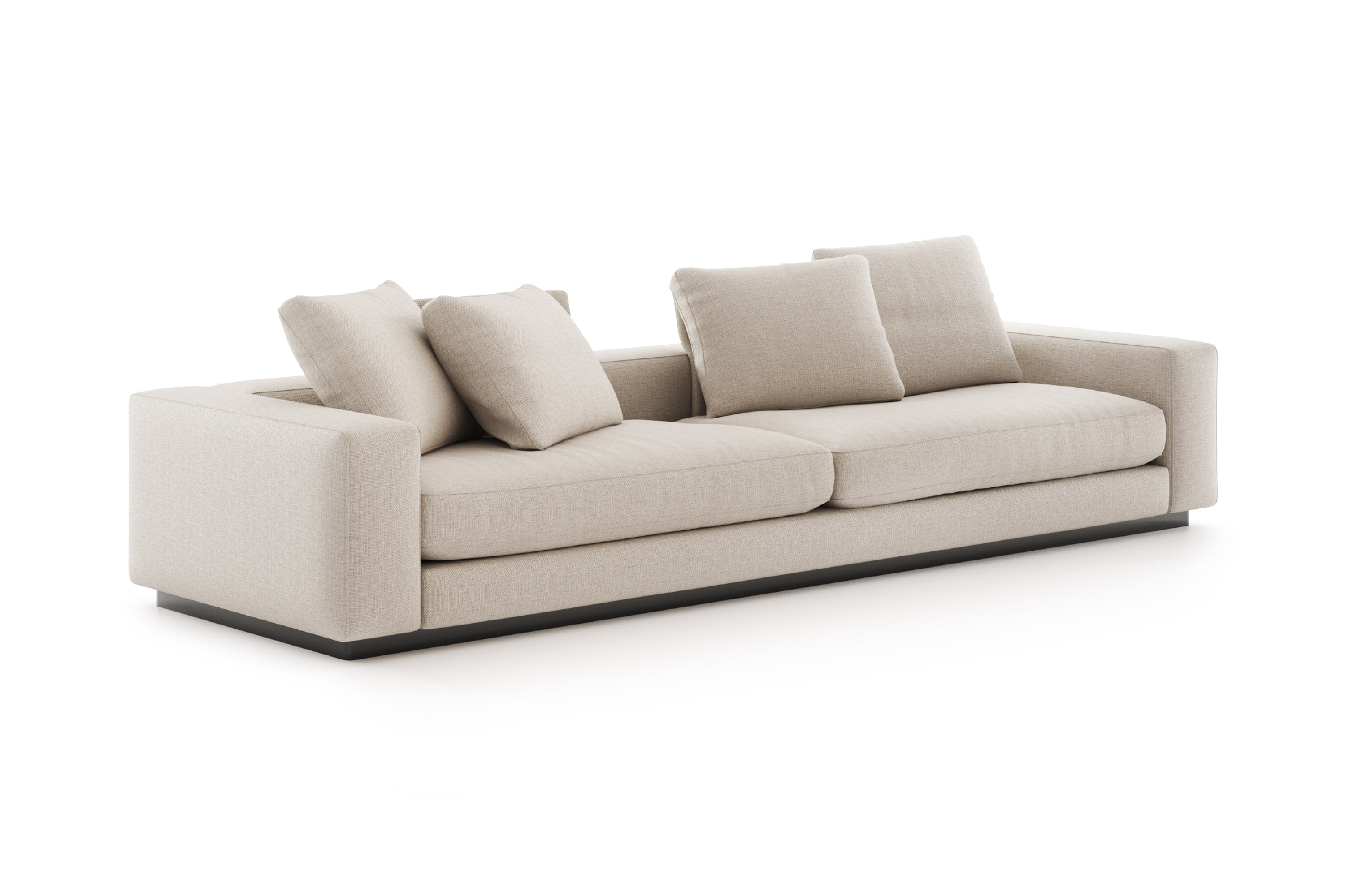 Прямой Диван Адам двухместный  размер 314x105 см. Фото 2