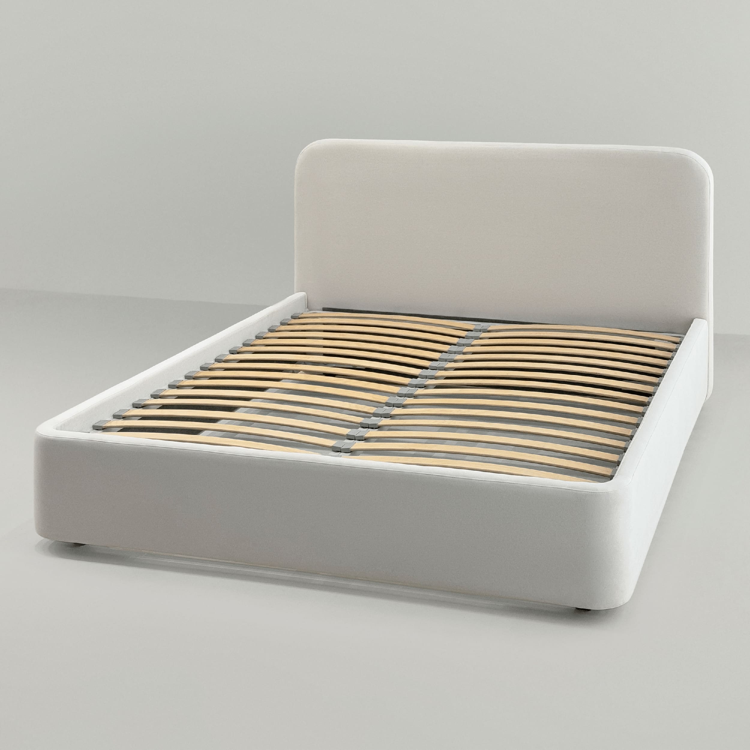 Кровать Бадди с подъемным механизмом в интерьере в обивке: Egida Teddy 001. Фото 6