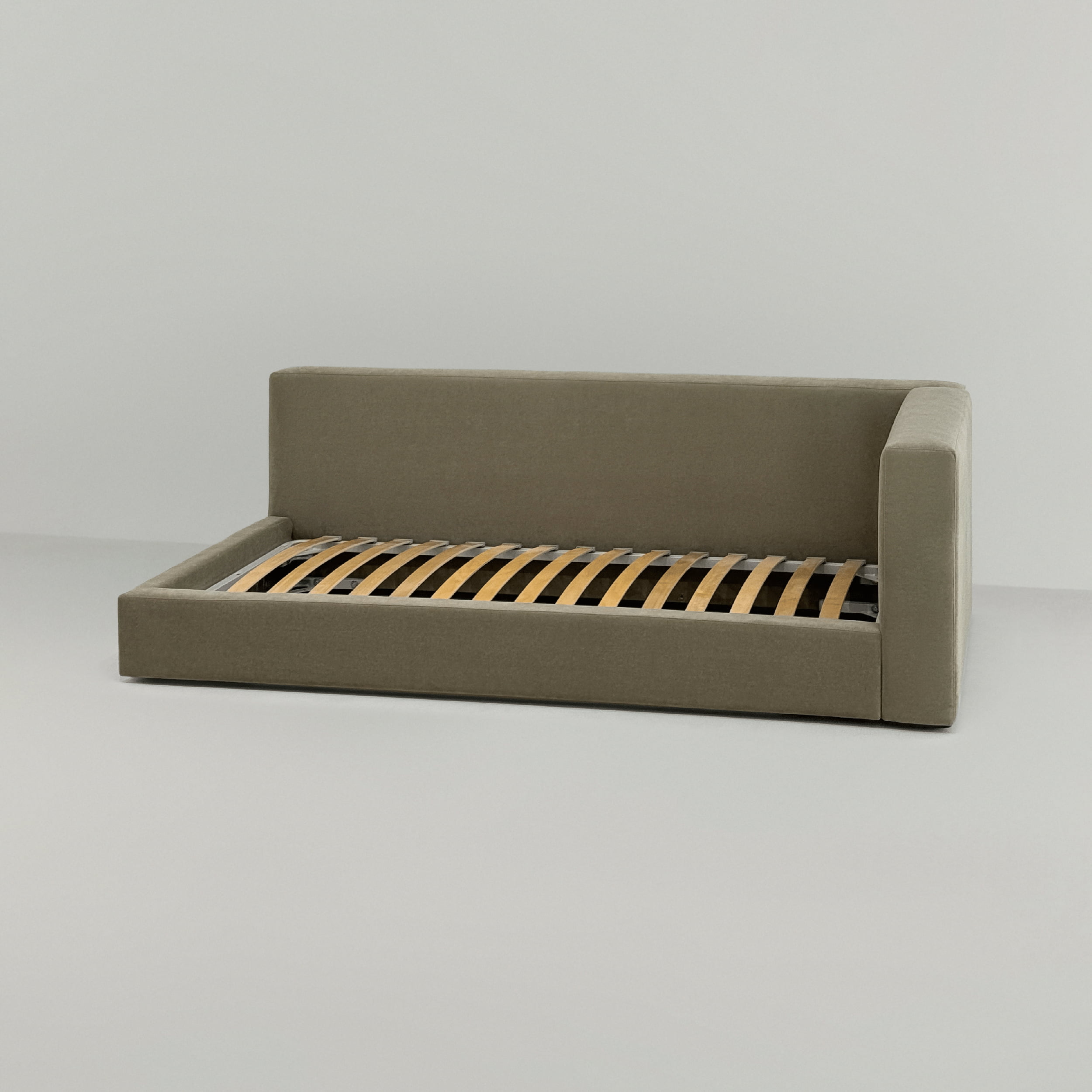 Детская кровать Мэни в интерьере в обивке: Egida Teddy 910. Фото 13