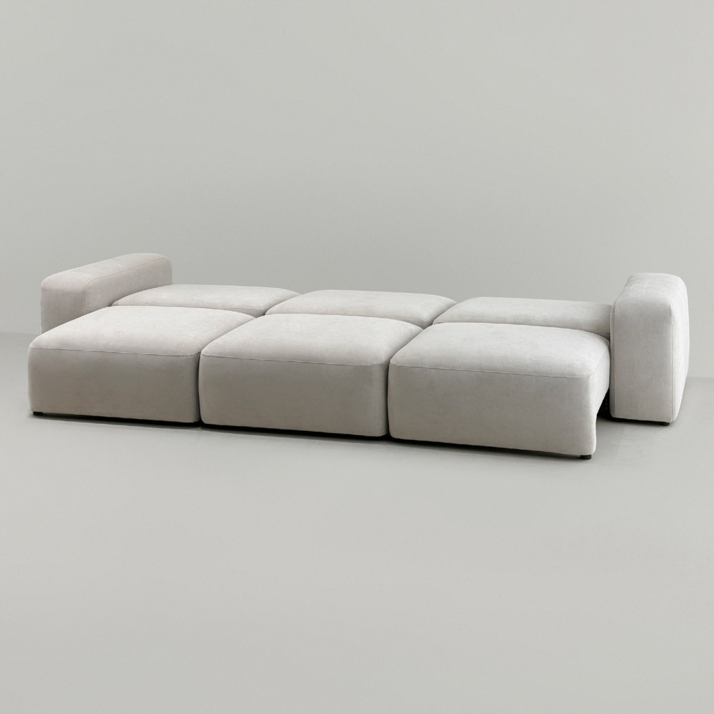 Диван Кермит раскладной в интерьере в обивке: Egida Teddy 05. Фото 32