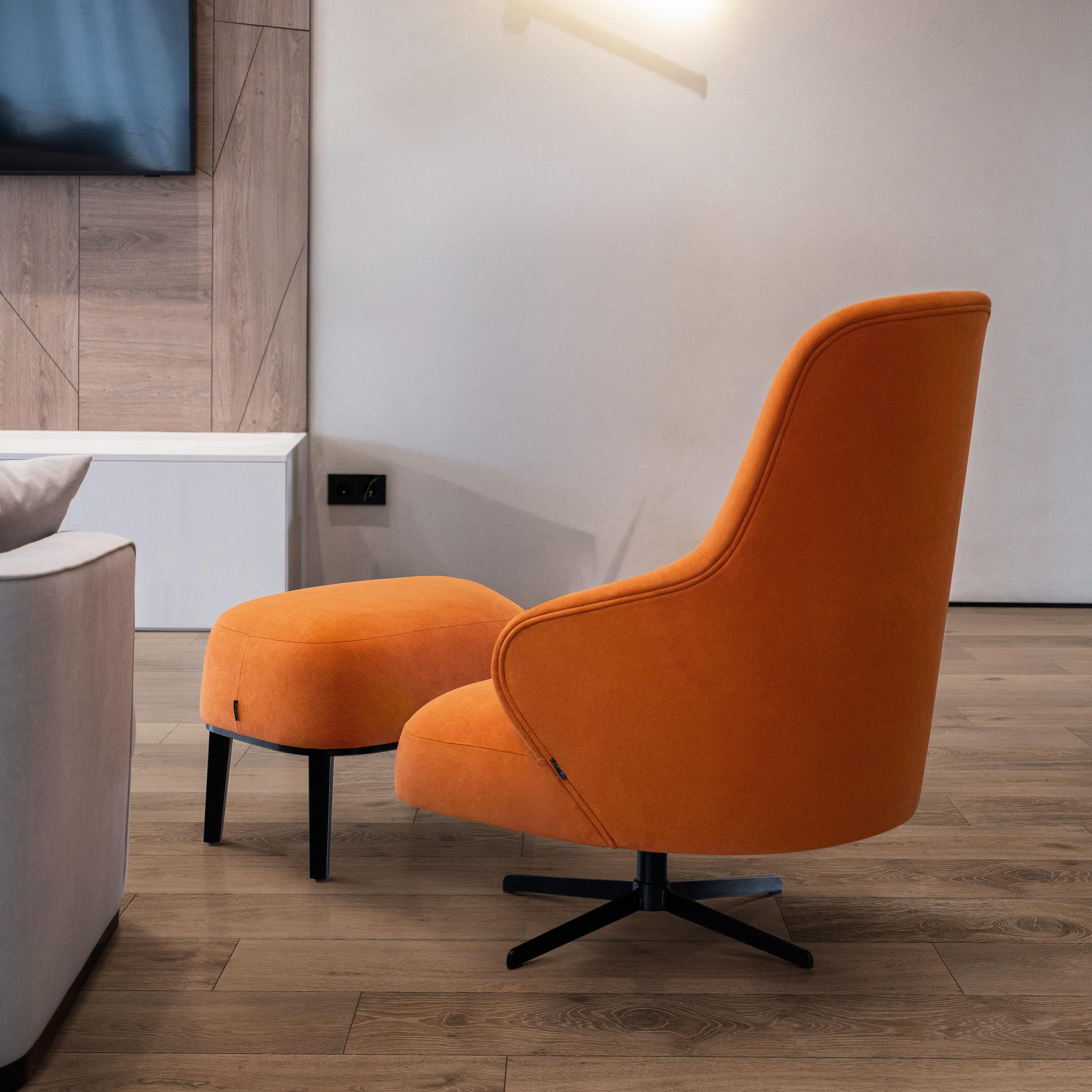 Кресло Магнус Поворотное в интерьере в обивке: Smart Merida 12. Фото 9