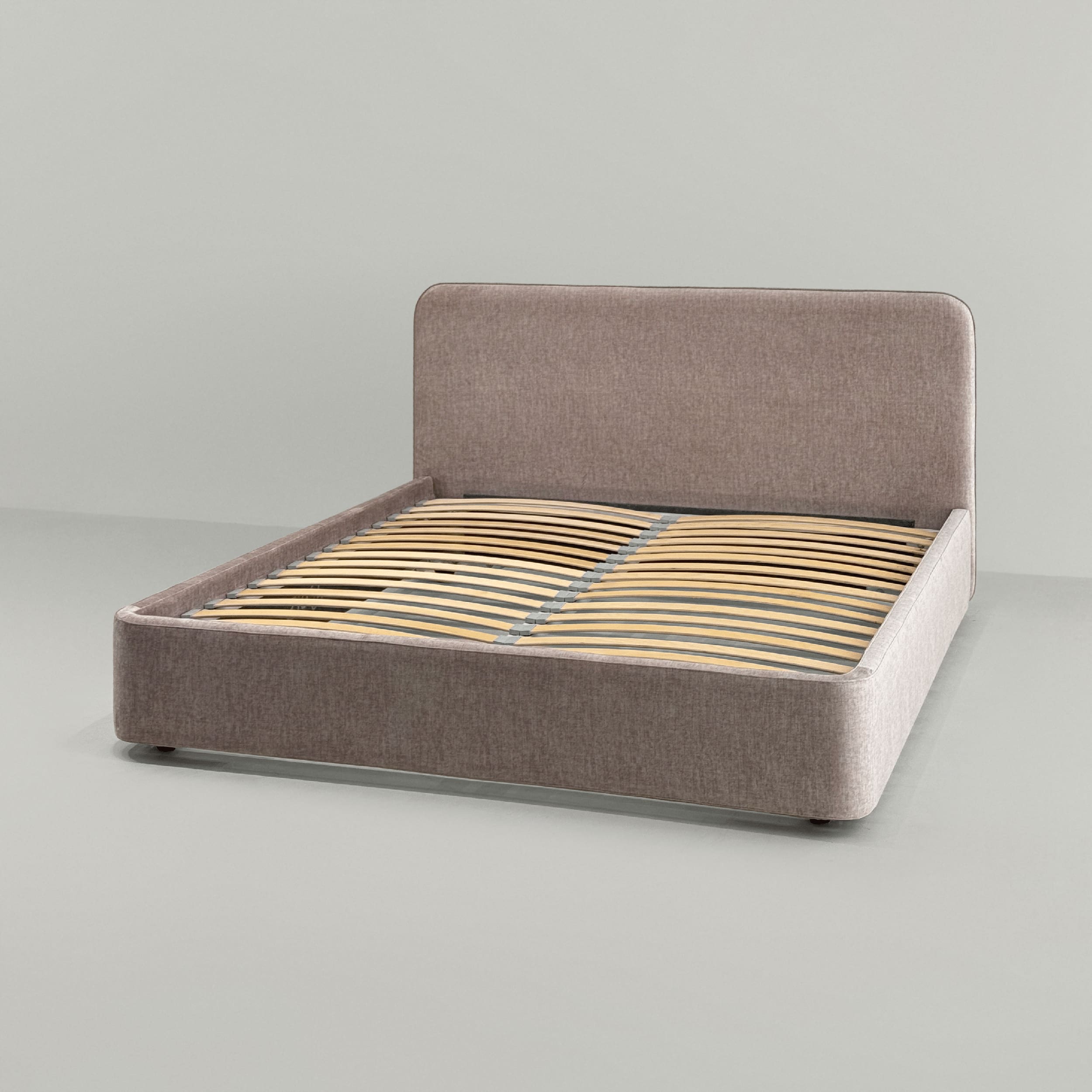 Кровать Барри с подъемным механизмом в интерьере в обивке: Domiart Missoni 15 Cappuccino. Фото 16