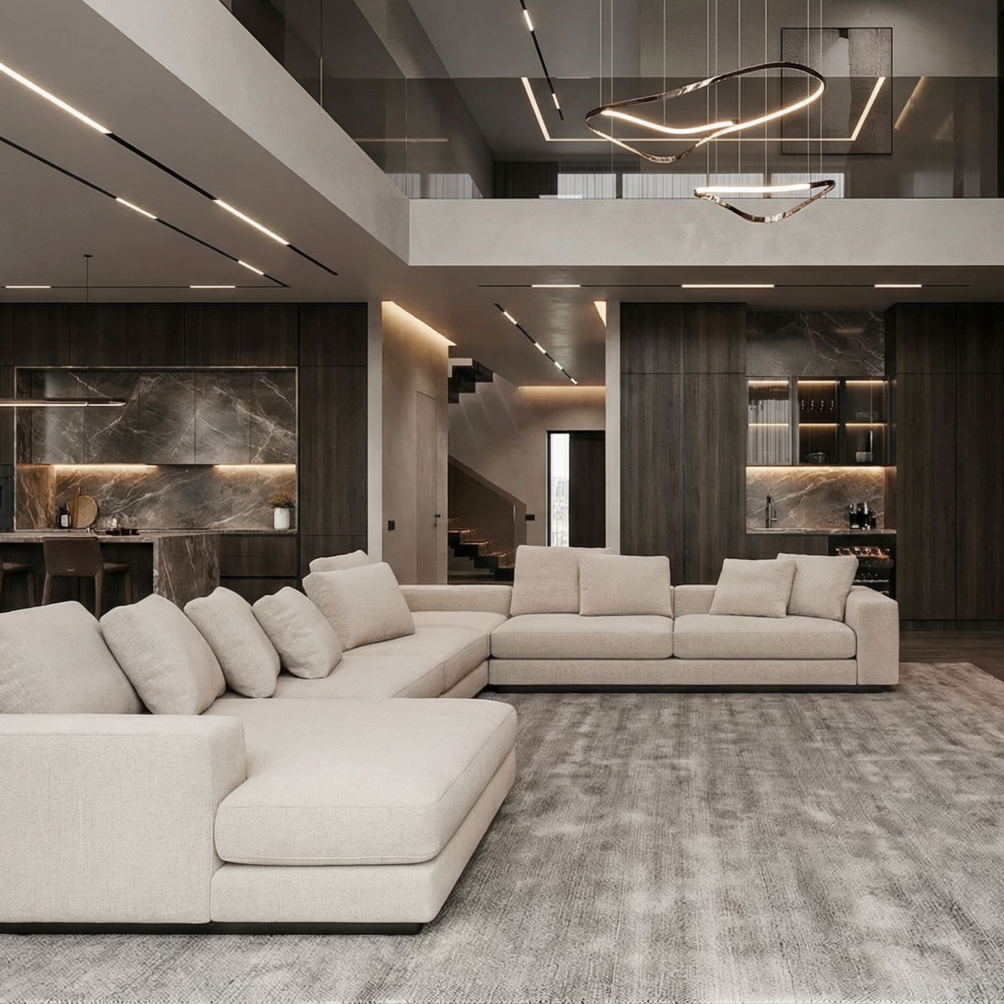 Диван Адам в интерьере в обивке: Fancy Fabric Adriana 02. Фото 8