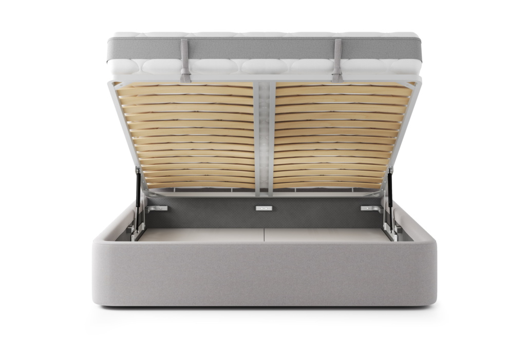 Кровать Бадди 160 x 200 в рогожке Jazz с подъемным механизмом . Фото 6