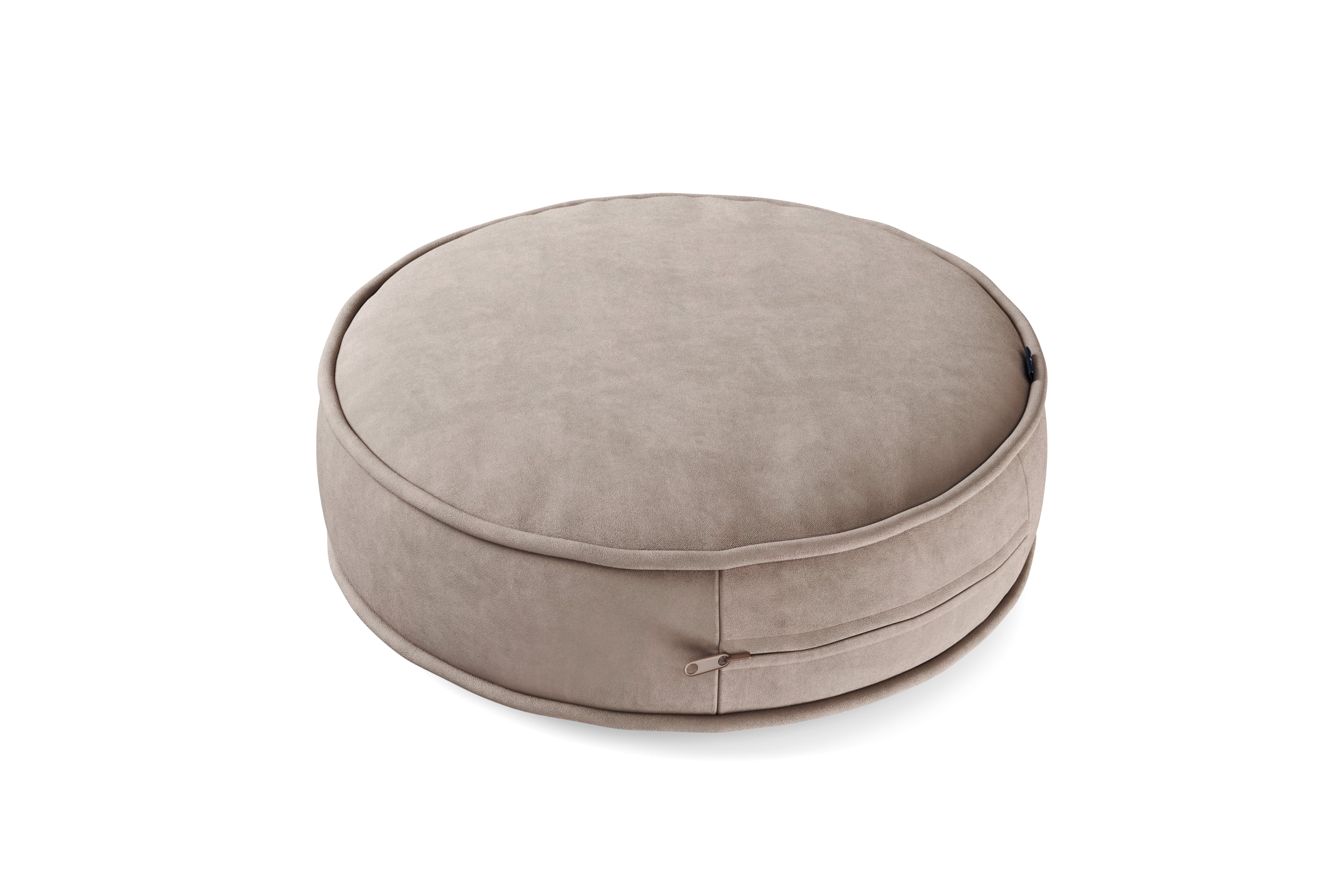 Круглая декоративная подушка с кантиком . Фото 3