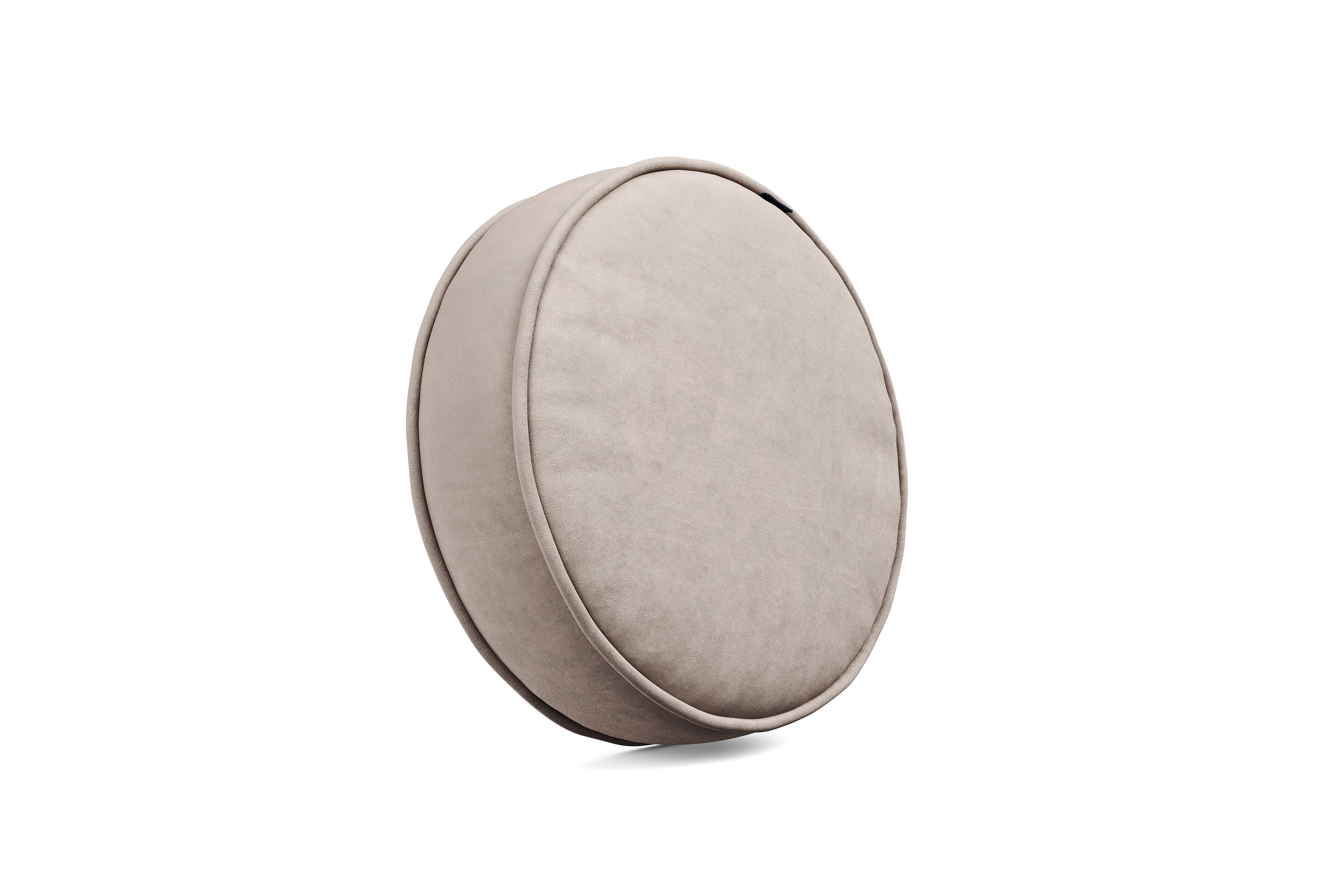 Круглая декоративная подушка с кантиком . Фото 2