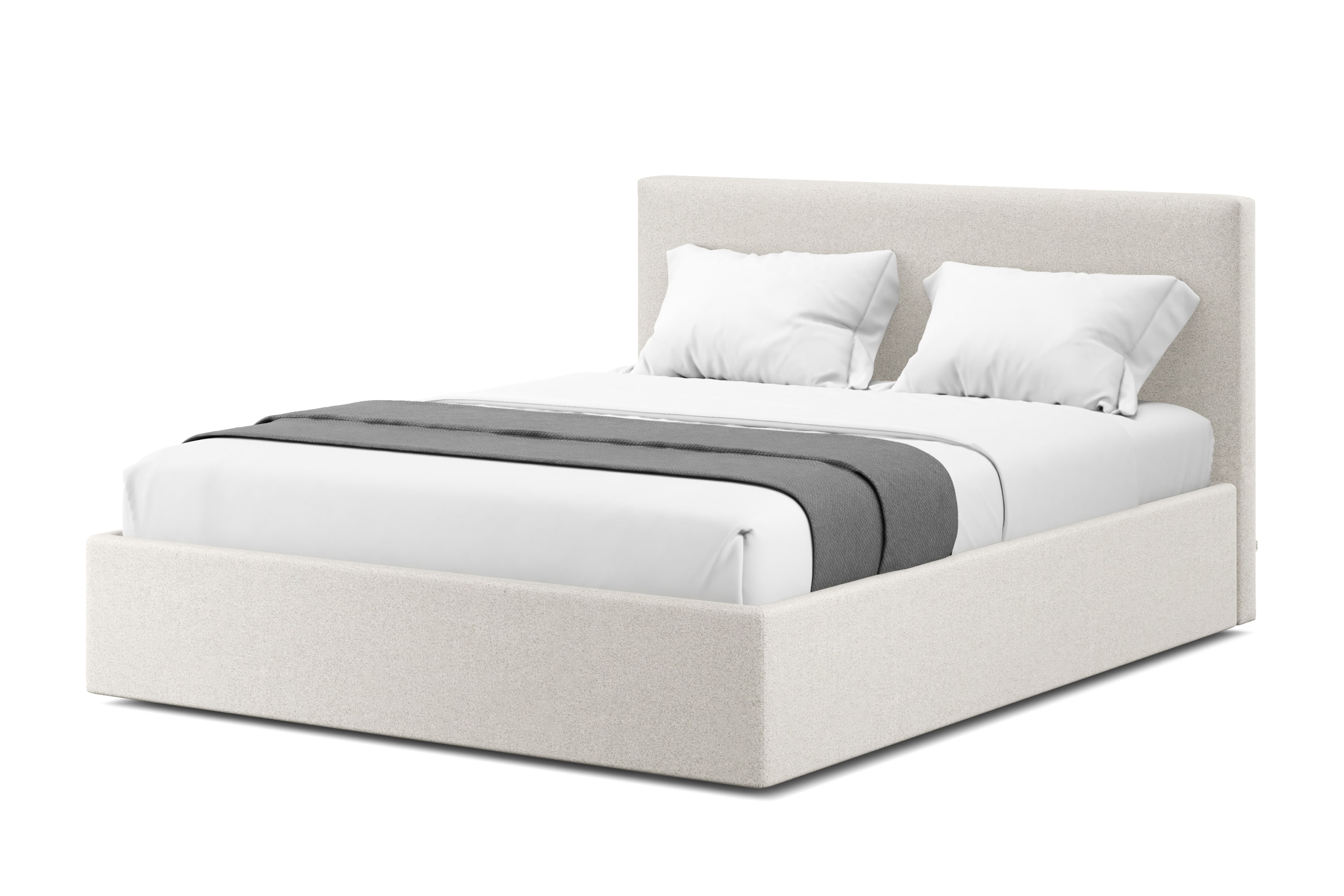 Кровать Кент 160 x 200 в букле Clarins с подъемным механизмом . Фото 2