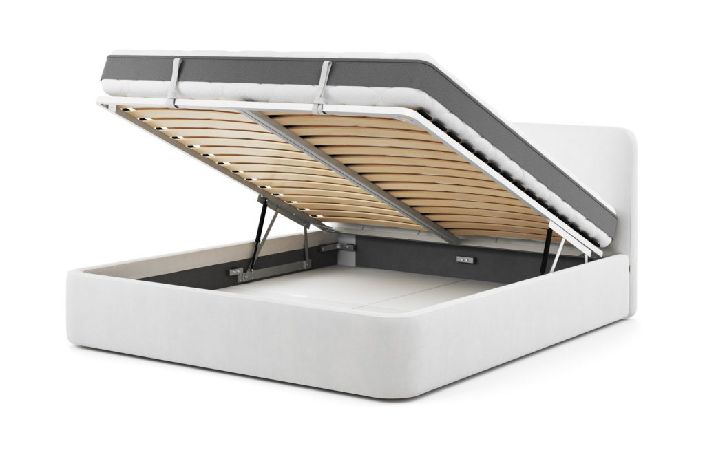 Кровать Бадди 180 x 200 в велюре Teddy с подъемным механизмом . Фото 3