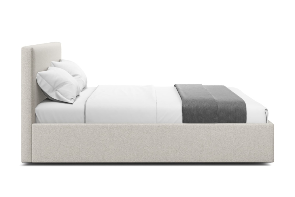 Кровать Кент 160 x 200 в букле Clarins с подъемным механизмом . Фото 3