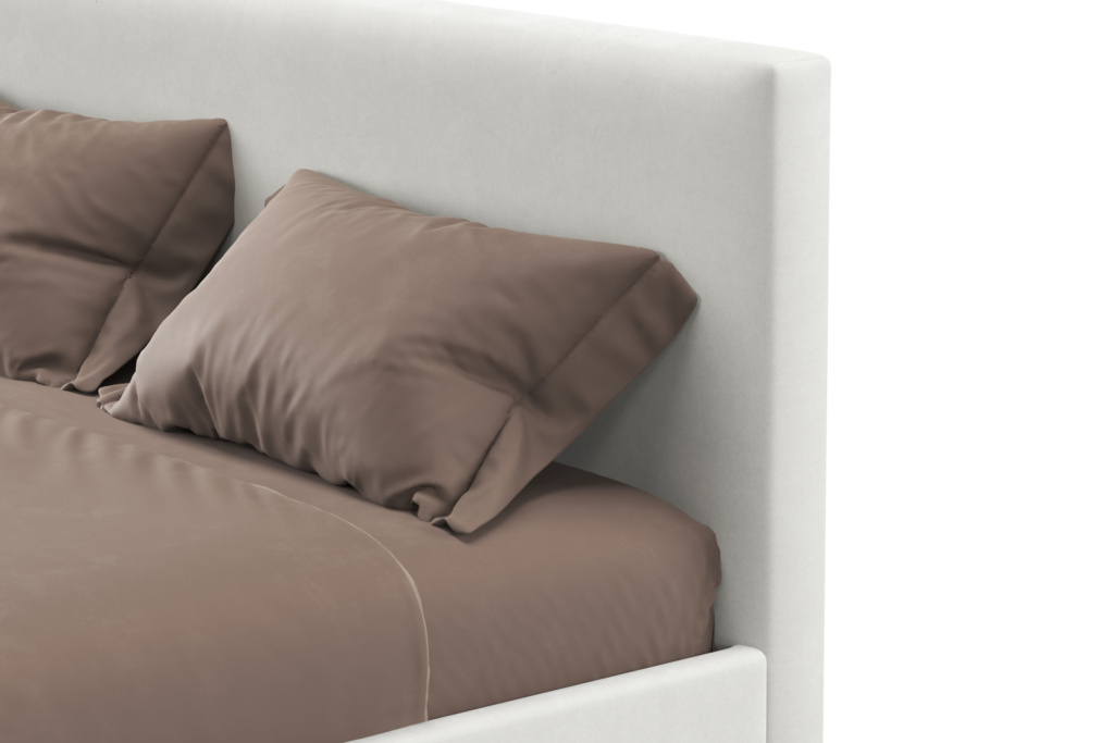 Кровать Кент 160 x 200 в велюре Teddy с подъемным механизмом . Фото 4