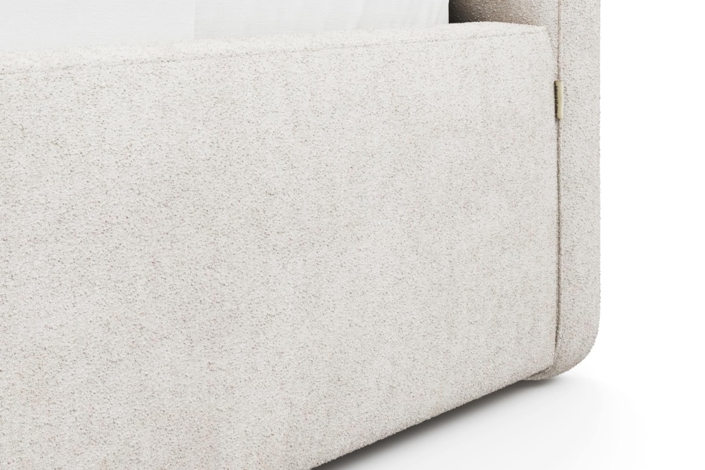 Кровать Бадди 180 x 200 в букле Clarins с подъемным механизмом . Фото 5