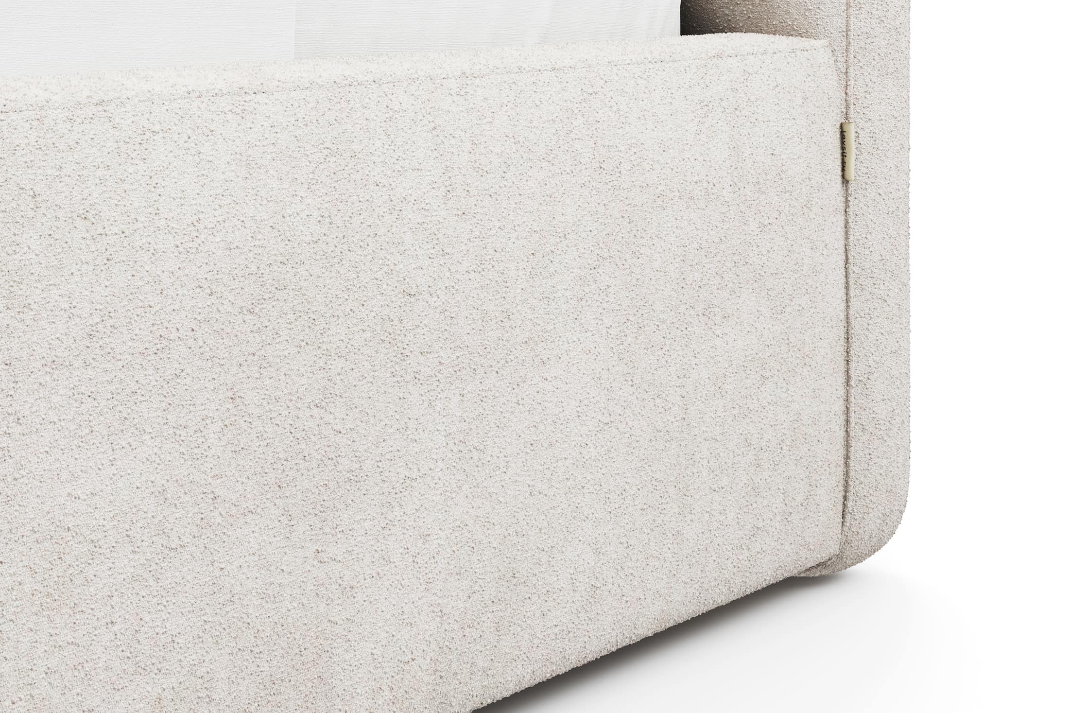 Кровать Бадди 180 x 200 в букле Clarins с подъемным механизмом . Фото 5