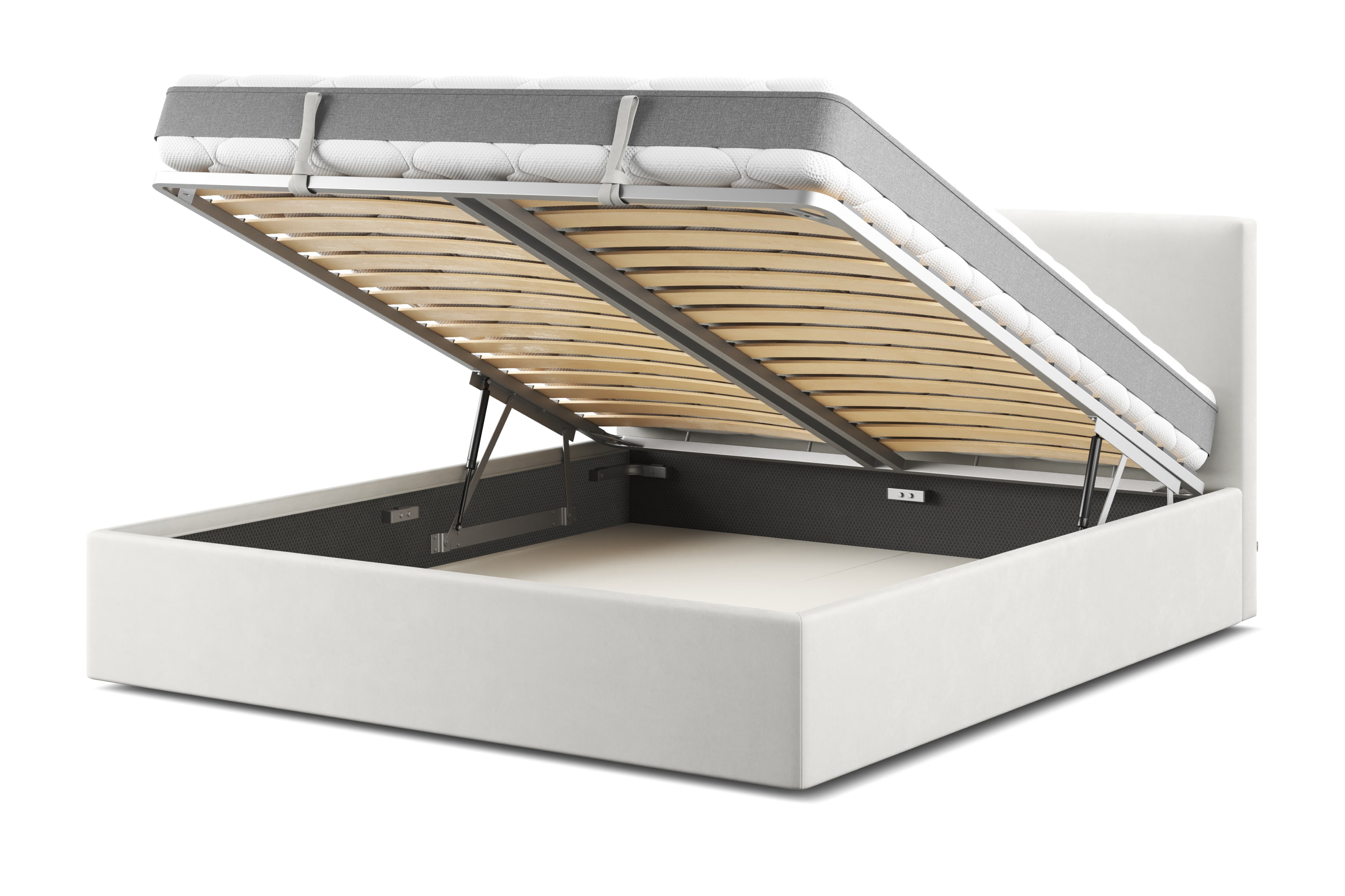 Кровать Кент 160 x 200 в велюре Teddy с подъемным механизмом . Фото 5