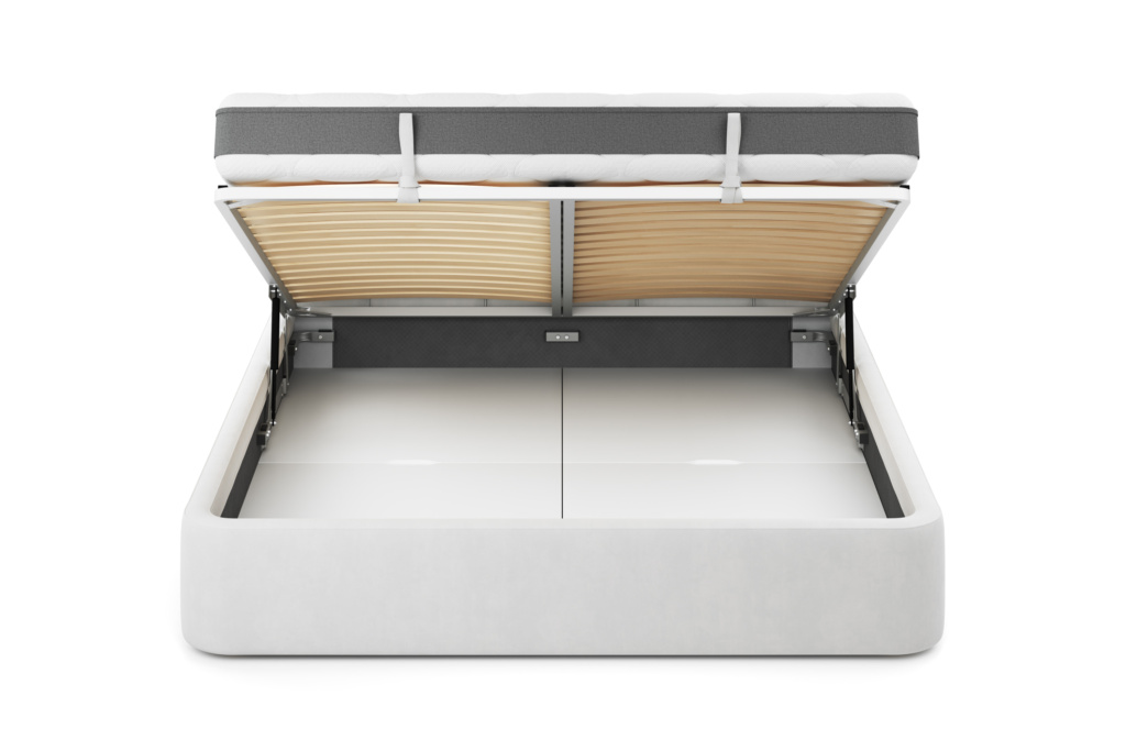 Кровать Бадди 180 x 200 в велюре Teddy с подъемным механизмом . Фото 6